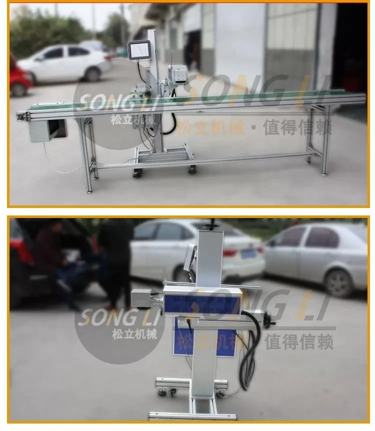 Online Fly Laser Marking Machine Laser Coding Machine Laser Printer 20W 30W 40W