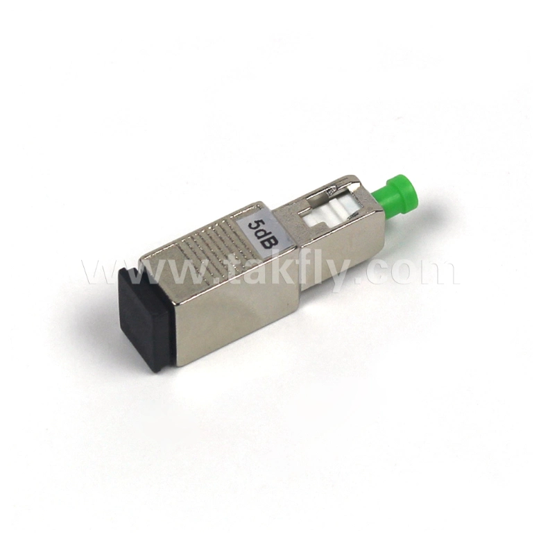 Sc-APC/Upc Sc-LC/St Customizable 1-30dB Fixed Female to Male/Female Optical Attenuator