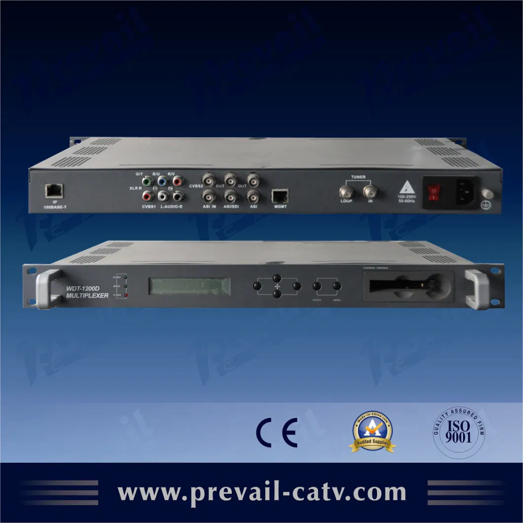 Asi Qam Modulator CATV Qam DVB-Ts RF Modulator