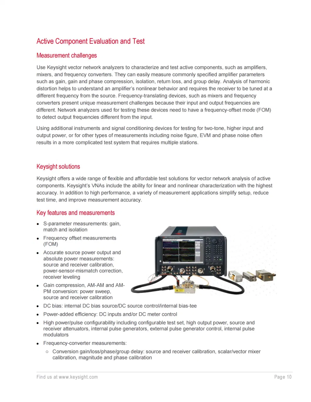 Keysight N5241b Microwave Network Analyzer 10 MHz to 13.5 GHz