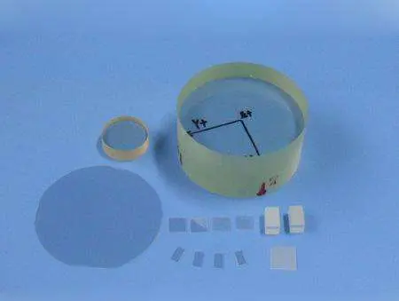 Piezoelectricity, Electro-Optics, Acousto-Optics, Non-Linear Optics of Lithium Tantlate (LiTaO3) Wafer