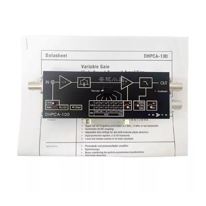 Dhpca-100 Femto PS-15-25-L Current Preamplifier Module