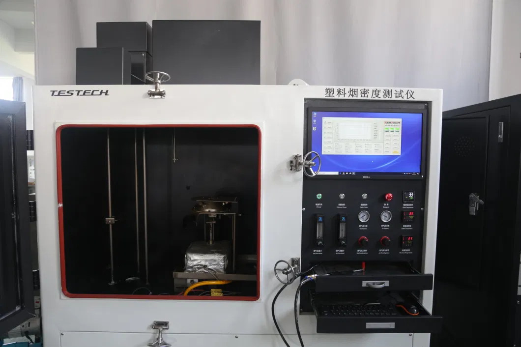 Testech Nbs Smoke Density Chamber Testing Machine with ASTM E662, ISO5659