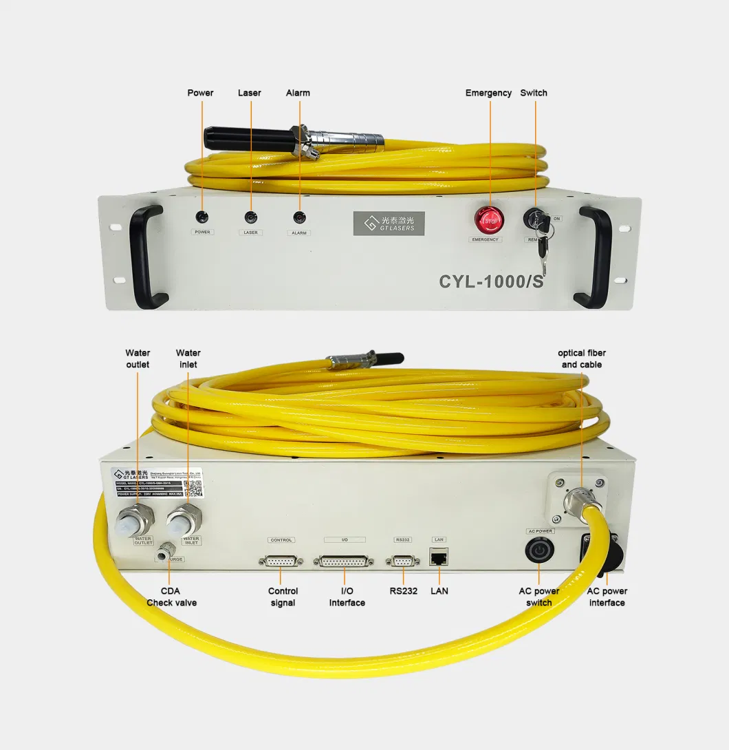 Cina Laser 1000W Fiber Laser Source Cyl Series