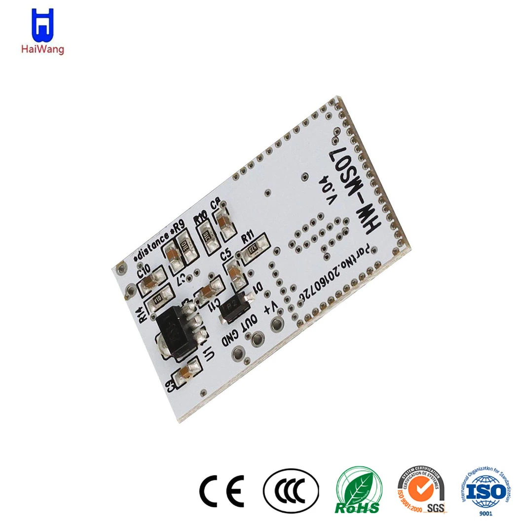 Haiwang Long Range Microwave Sensor China Factory Wholesale Quality Default 3.2GHz Frequency Range Hw-Ms07 PCB Microwave Sensor Module for Security Products