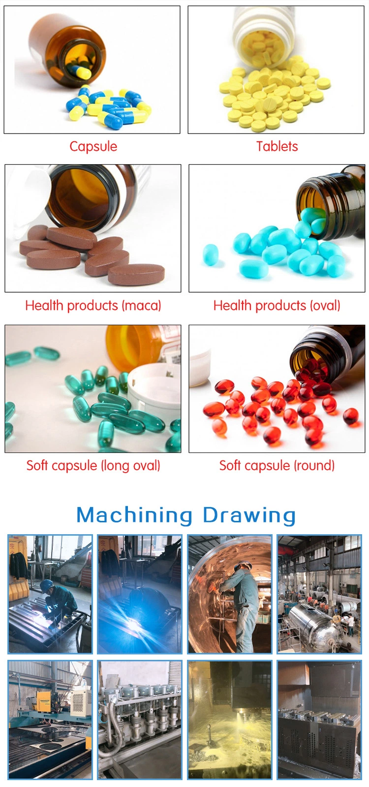 High Efficient Automatic Capsule and Tablet Counting Production Line