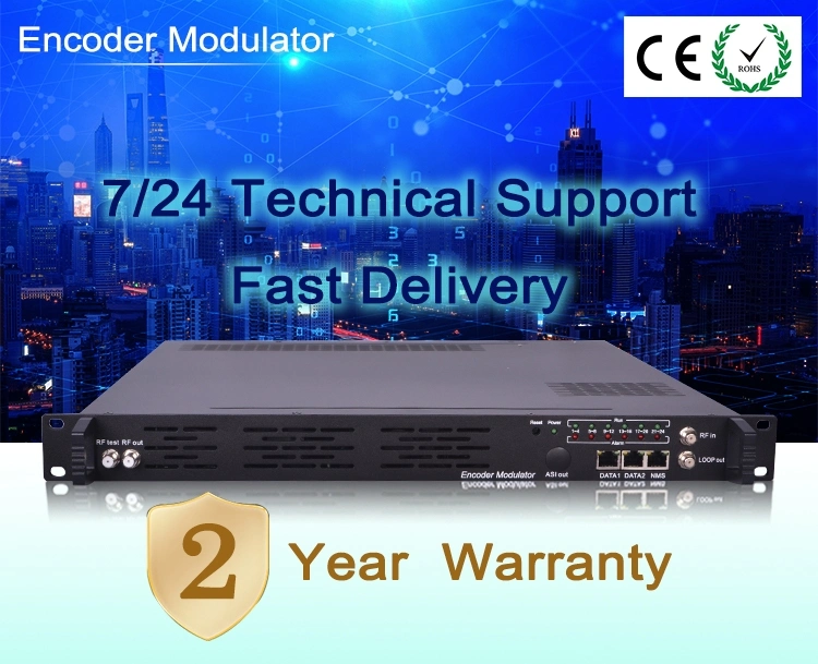 DVB-C Tuner Input Encoder DVB-T Digital Headend IPTV Modulaotr Encoder Modulator