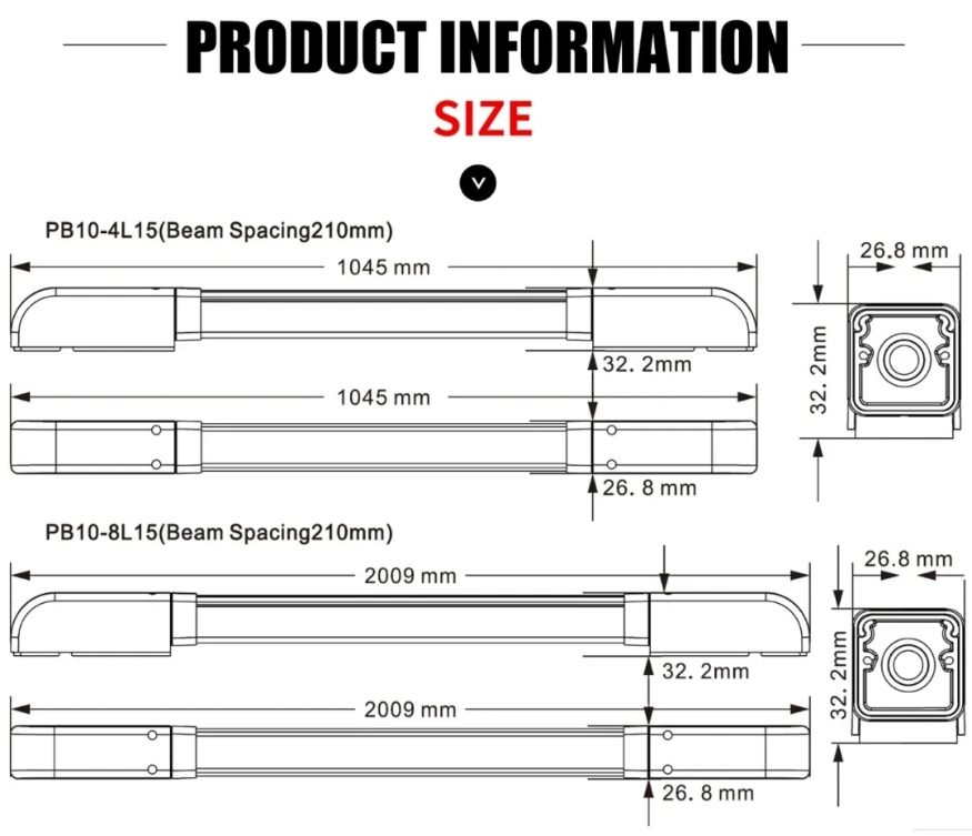 Infrared Light Curtain /Photoelectric Sensor/Safety Light Grid