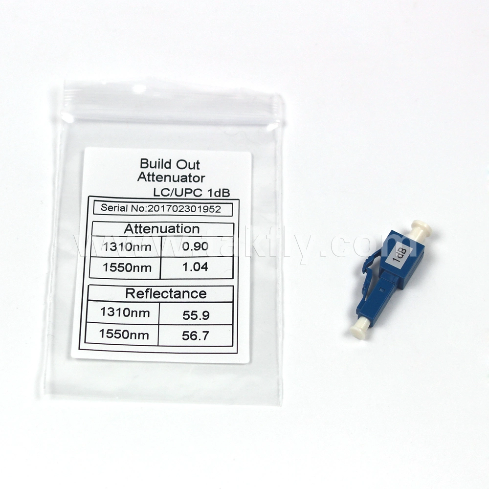 Singlemode LC/Upc Fiber Optic Attenuator