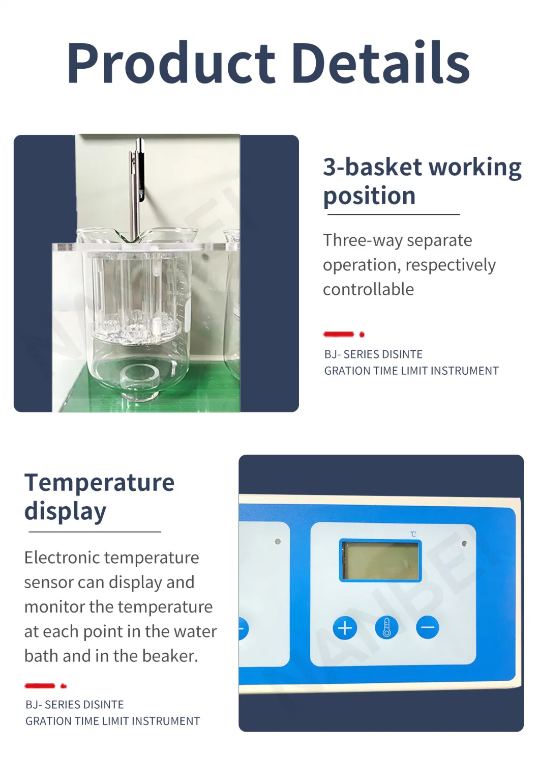 Nanbei Tablet Disintegration Tester Bj-2 Iq Oq Pq Certificate