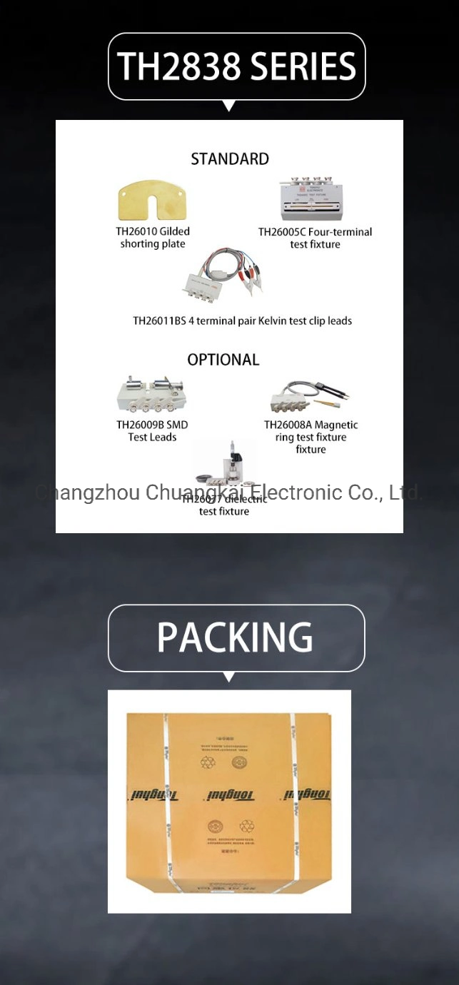 Tonghui Th2851-130 Impedance Analyzer 10.1 Inches TFT LCD Display