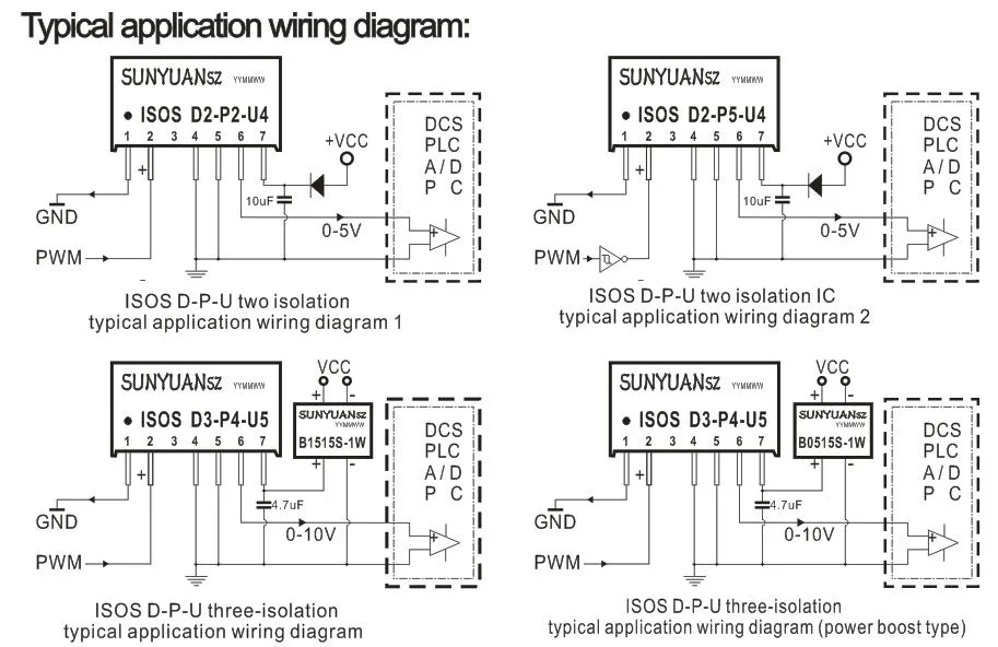 10kHz-19kHz PWM Pulse Width Signal Input to 4-20mA Output Isolated Transmitter