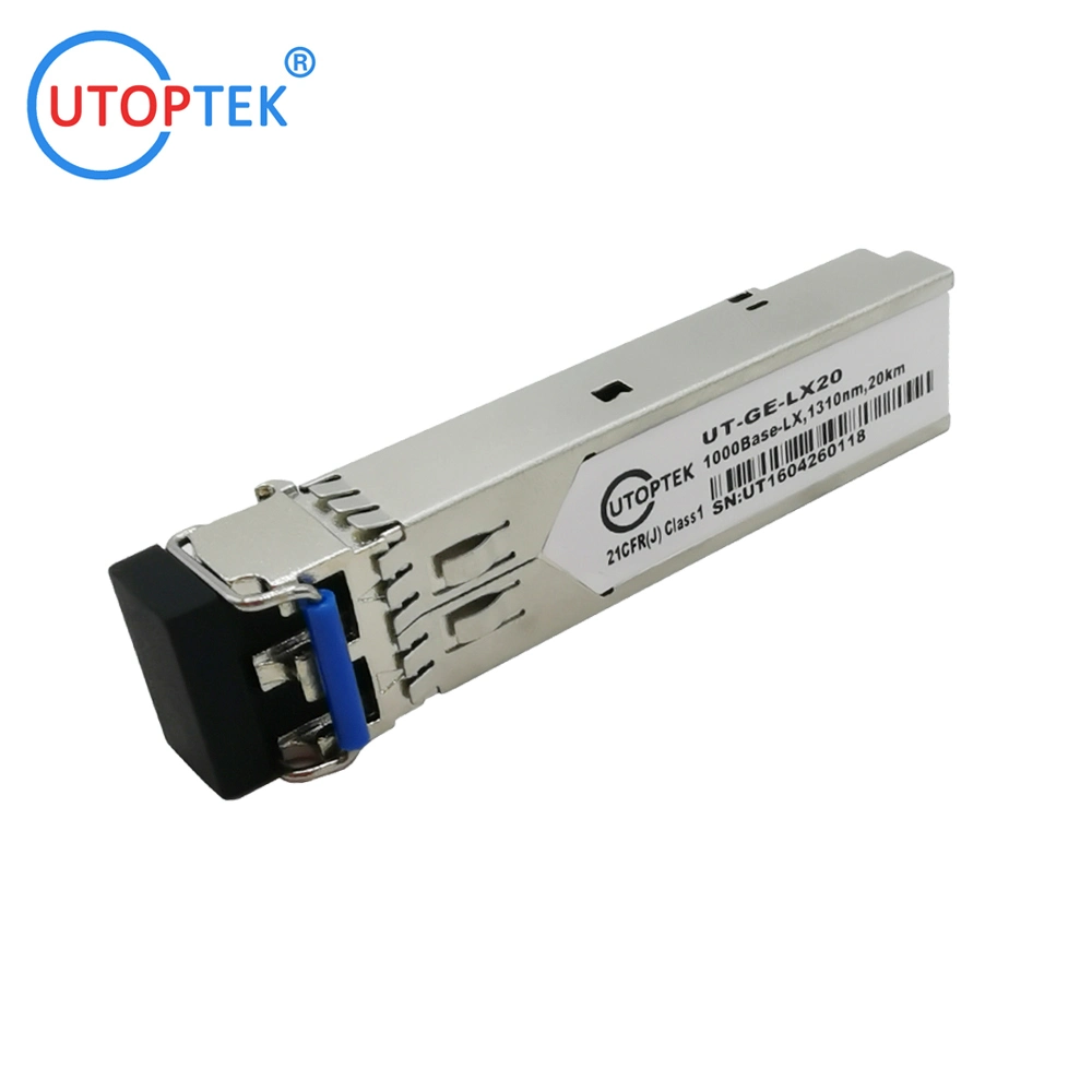 Hot Sale 1.25g Sm Lh 10km/20km SFP 1310nm LC Ddm Optical Fiber Transceiver SFP Module for Cisco/Huawei