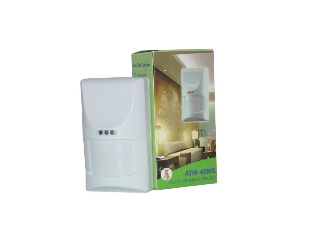 Wired Indoor PIR Motion Detector with Long Range Detection