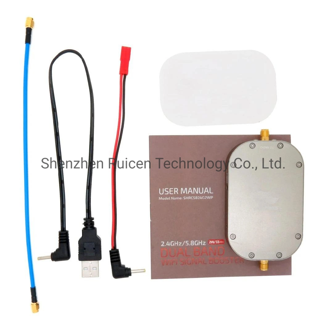 2.4G 5.8g WiFi 2W High Power RF Power Amplifier Amplifier Use for Drone or Prison