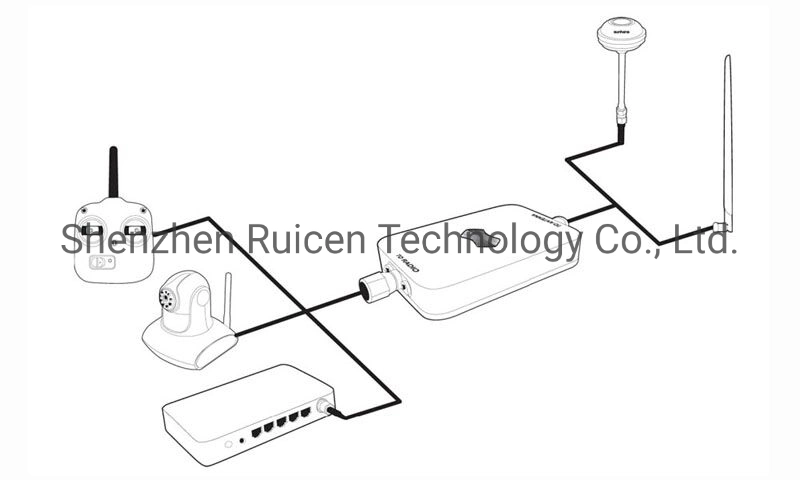 2.4G 5.8g WiFi 2W High Power RF Power Amplifier Amplifier Use for Drone or Prison