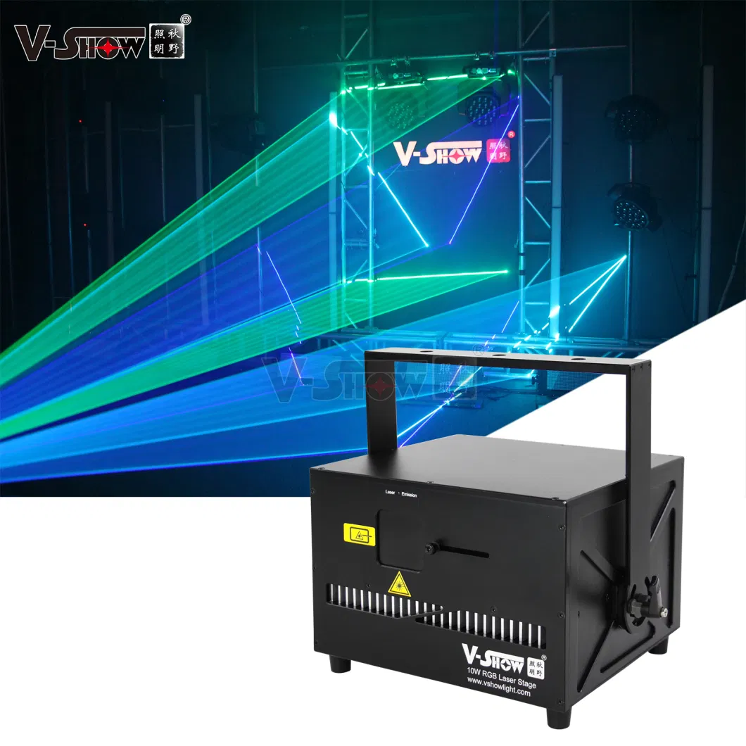 V-Show New 10W RGB Animation Laser Disco Lighting