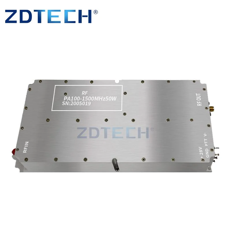 Wireless Communication Broadband Power Amplifier 100 to 1500MHz 50W RF Module