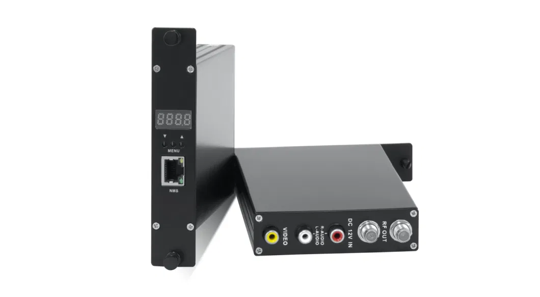 CATV Front-End Equipment Blade Type CVBS Input Encoder Modulator