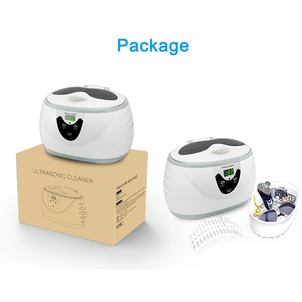 Plastic Household Intelligent Ultrasonic Cleaner for Cleaning Brush Denture