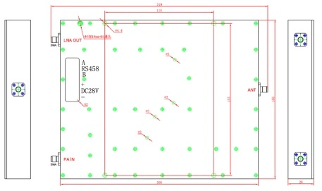 UHF RF Power Amplifier/PA Module/High Power Signal Amplifier for Signal Jammer/Base Station