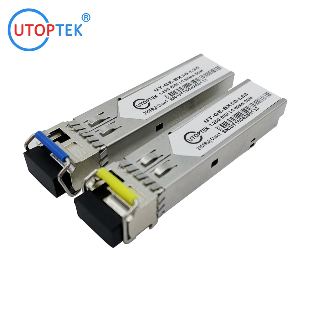 1.25g SFP 1g 80km 1310/1550nm Fiber SFP Module Transceiver Single Mode LC Compatible Huawei/Cisco