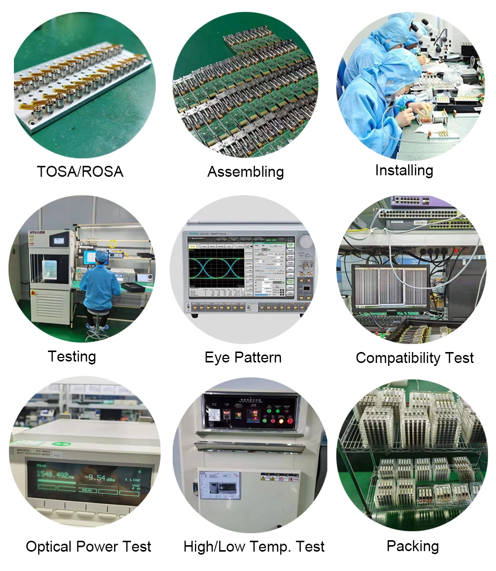 Industrial Gigabit SFP Transceiver Singlemode Bidi Sc/LC 20km for Industrial SFP Switch Using