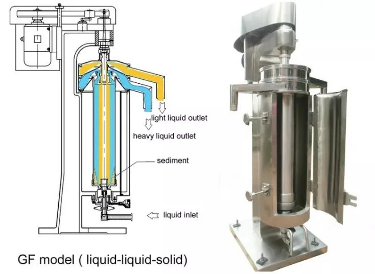 Multistage Centrifugal Pump Refrigerated Centrifuge Tubular Bowl Centrifuge for Coli Bacillus Centrifuge Supplier Factory