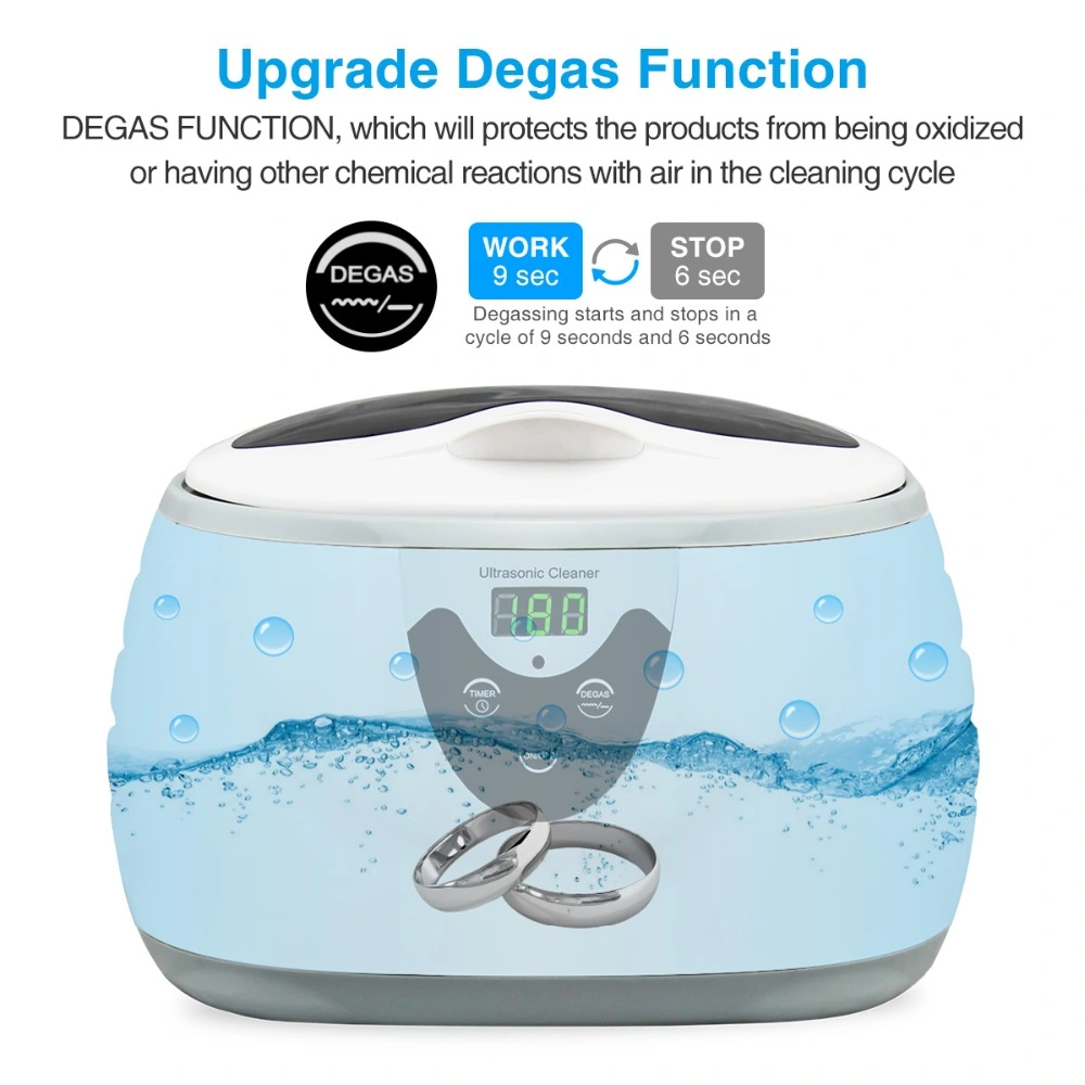 Plastic Household Intelligent Ultrasonic Cleaner for Cleaning Brush Denture