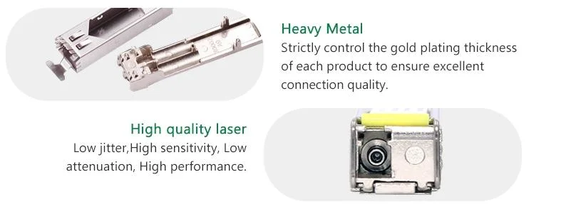 OEM Factory for Russia Market SFP+10g 120km SFP Bidi Fiber Optic Transceiver Module LC Port 1270/1330nm Singlemode SFP Module 10g Cisco Huawei Compatible