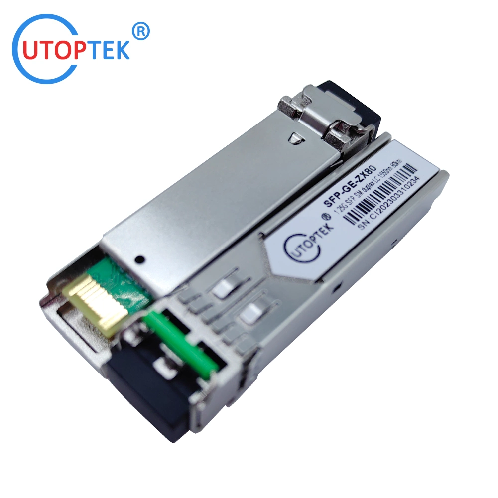 Compatible Cisco/Huawei 850 1310 1550nm 10 20 40 60 80 100 120km 1.25g SFP Fiber Transceiver Module