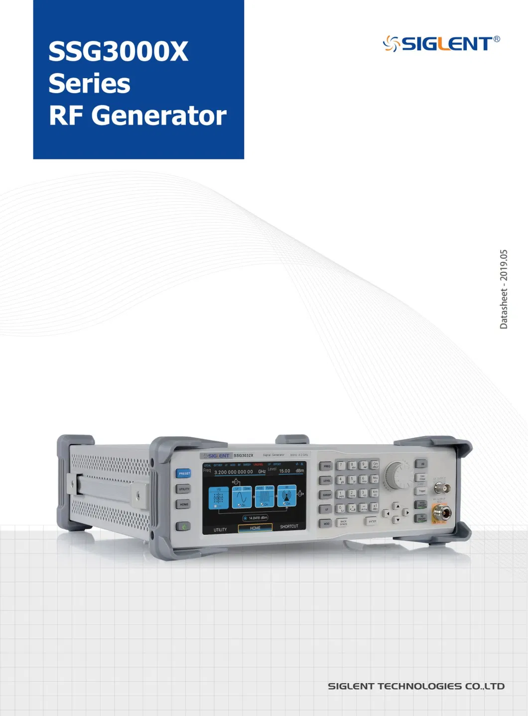 Ssg3000X RF Signal Generator External Modulation Function Iq Modulate Signal Output