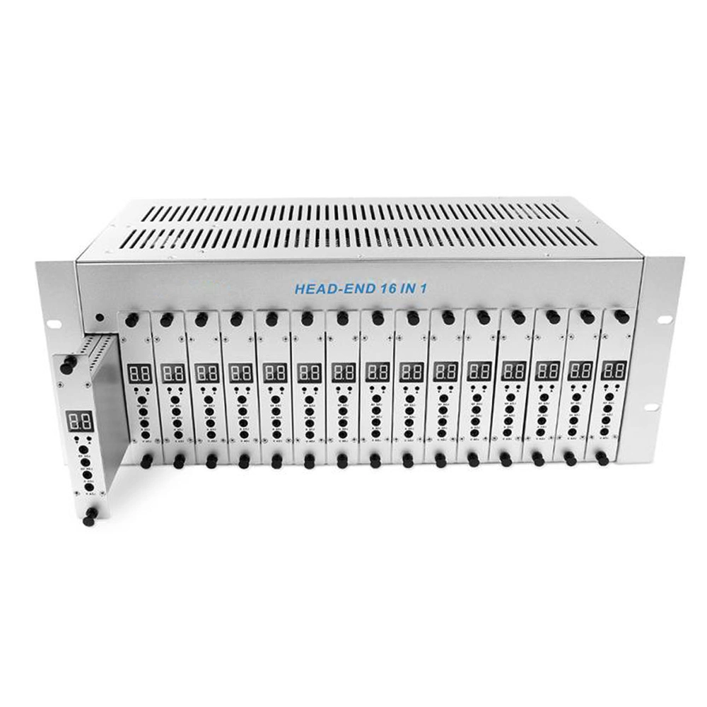 High Performance CATV Headend Agile RF Modulator 16 Channels