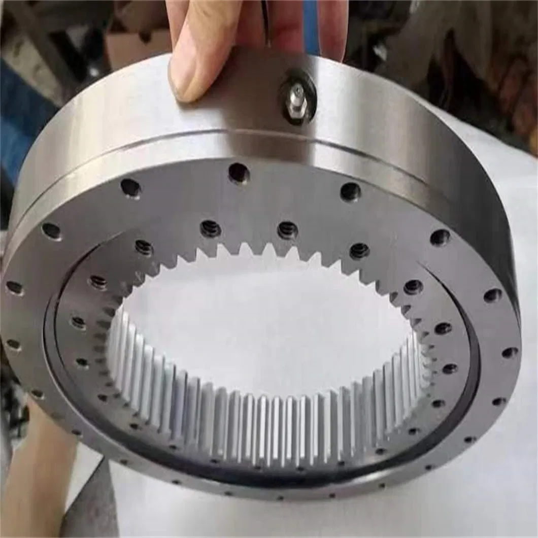 Factory Price Slewing Bearings with Internal Teeth External Teeth with Flange for Band Conveyor