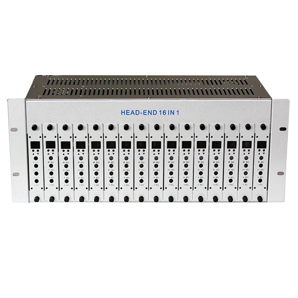 High Performance CATV Headend Agile RF Modulator 16 Channels