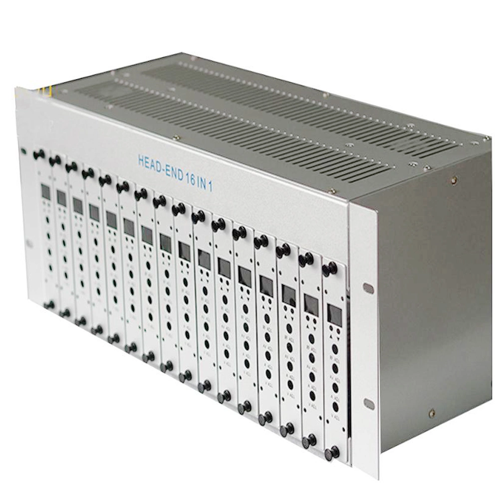 High Performance CATV Headend Agile RF Modulator 16 Channels