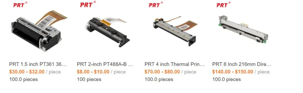 PRT New Products 3 Inch 80MM High Speed Thermal Dot Line Printing Printer Mechanism Head with Auto-cutter PRT PT72R