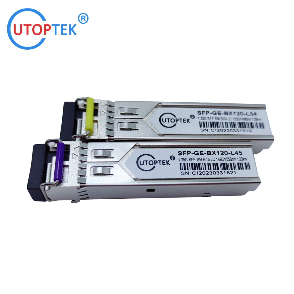 80km SFP Module 1.25g Gigabyte SFP Transceiver Single Mode Fiber 1490/1550nm