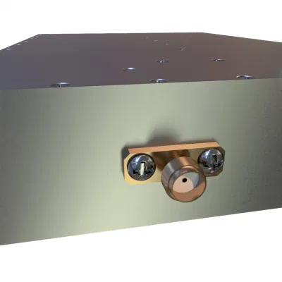 100W conectores SMA-F de alta potencia UHF 20-520MHz de excelente ganancia Módulo de amplificador de potencia RF de estado sólido personalizado