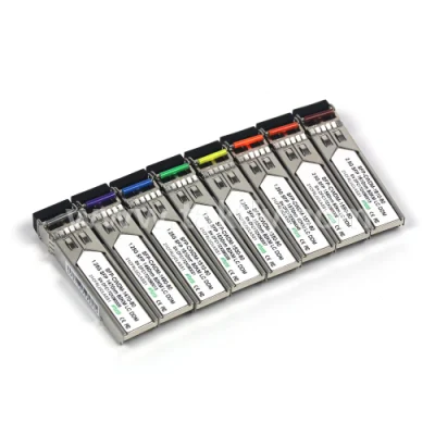 A 80 km de 1,25g de fibra óptica LC CWDM transceptor óptico SFP