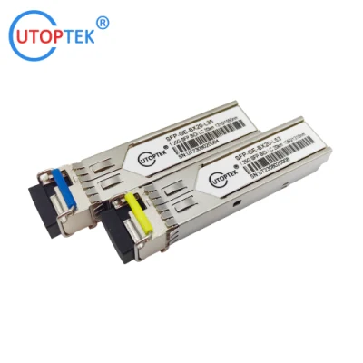 Tx1310/S Bidi SFP Rx1490nm 20km/1,25GB con conector LC Gigabit SFP Módulo transceptor