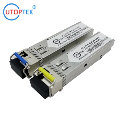 Transceptor SFP 1,25g compatible con SM Bidi LC 20km 1310/1550nm DDM Con Cisco/Huawei