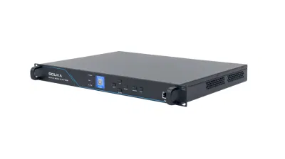 12 DVBS/S2 in y RF OUT Tuners modulador 1 RU Transpondedor de chasis