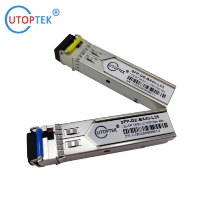 1,25G SFP 1g a 80km 1310/1550nm transceptor módulo SFP de fibra monomodo LC Compatible Huawei/Cisco