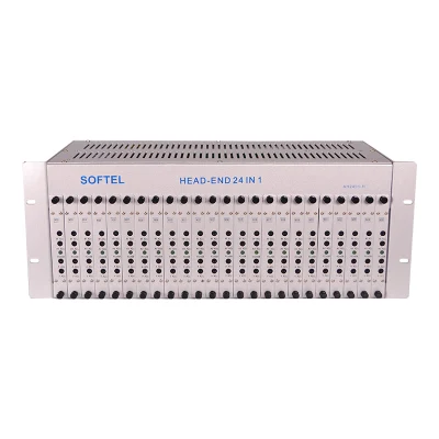 Softel modulador de TV analógica de alta definición en poner analógico modulador de RF CATV