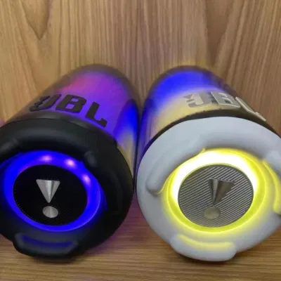 Altavoz inalámbrico Bluetooth con luz LED impermeable al aire libre de altavoz Subwoofer Soundbar sonido HiFi altavoz de graves profundos y pulso5