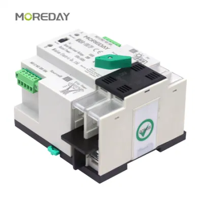 63A 100A Alimentación doble inalámbrica CA CC de uno a tres 3Phase interruptor de conmutación automática ATS Solar a Red para Generador Precio