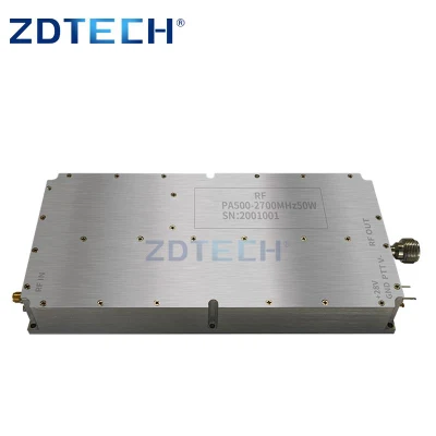 Amplificador de potencia de banda ancha de comunicación inalámbrica de 100 a 1500MHz 50W RF Módulo