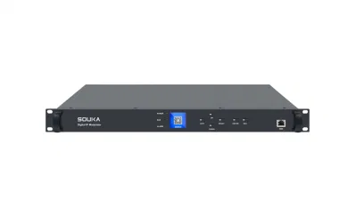 Ipqam modulador digital codificador digital IP 12 Agile RF OUT Modulador de QAM