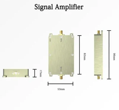 Componentes del módulo de amplificadores de alta potencia RF para refuerzo de señal
